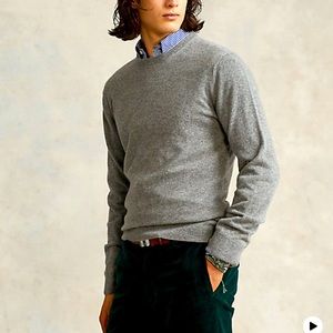 MENS NEW WITH TAGS POLO RALPH LAUREN CASHMERE CREWNECK SWEATER